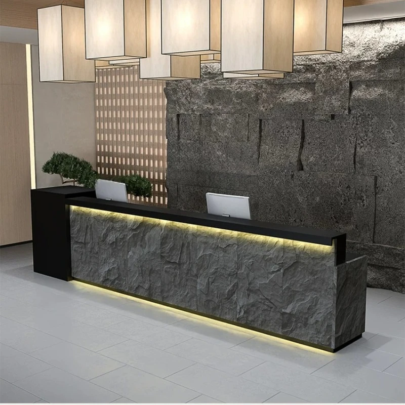 Minimalist Design Reception Desks Modern Executive Luxury Beauty Reception Desks Unique Display Mostrador Commercial Furniture