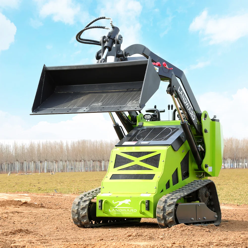 ยุโรปการเกษตรที่มีประสิทธิภาพ Skid Steer Loader บ้านขนาดเล็ก Loading อุปกรณ์คุณภาพสูงล้อ/ติดตาม Loader ที่กําหนดเองขาย