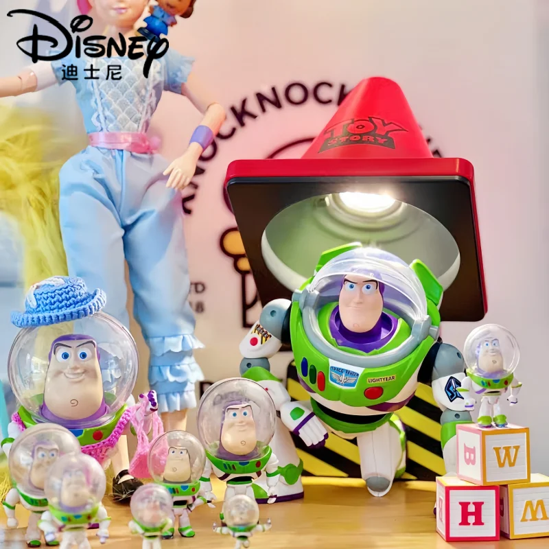 

Original Disney Buzz Lightyear Roadblock Light Toy Story Series Lighting 5h Long Endurance Ornamnet Collection Toys Gift