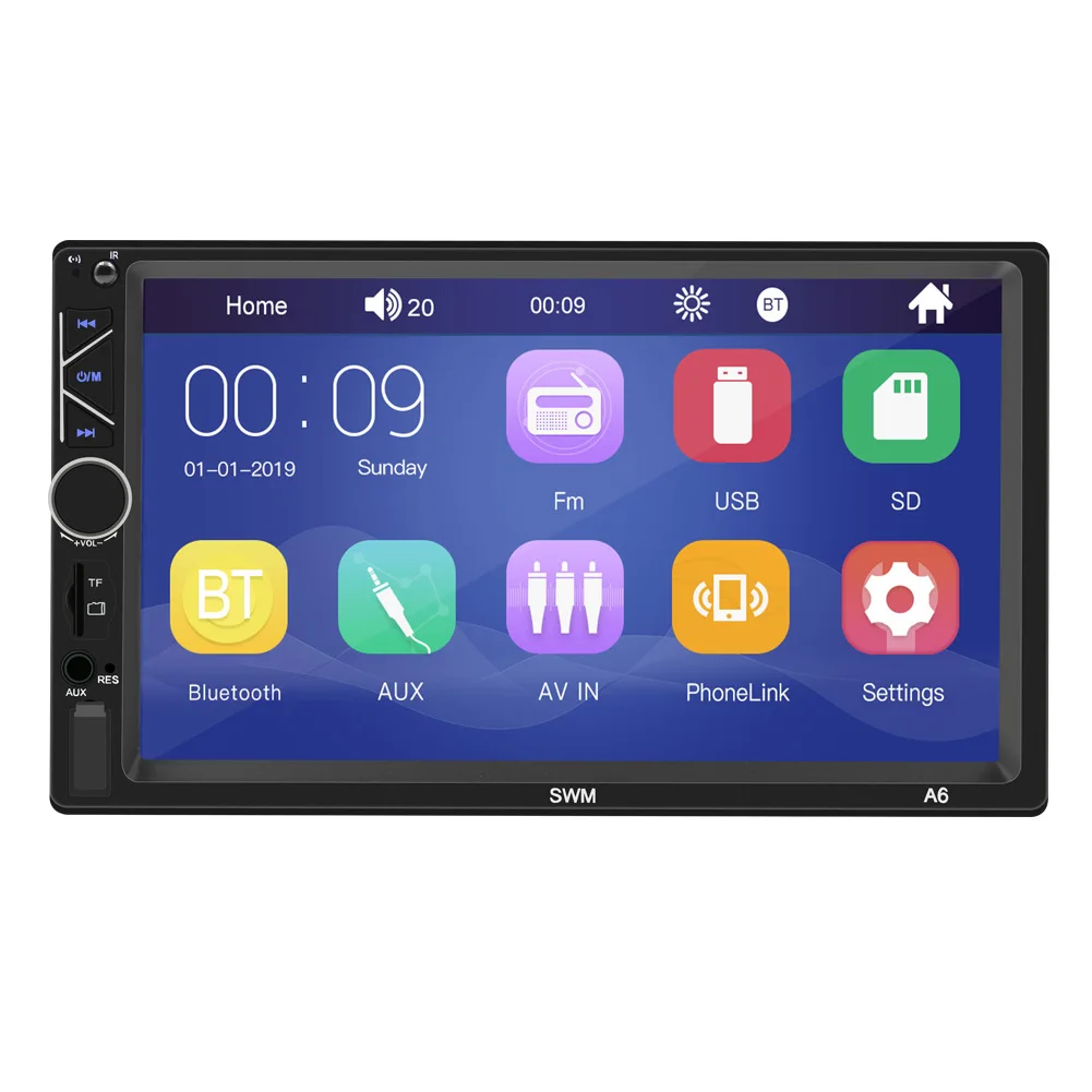 

A6 New 7-inch High-definition Bluetooth MP5 Player Card USB Flash Phone Interconnection MP3 Radio Integrated Host