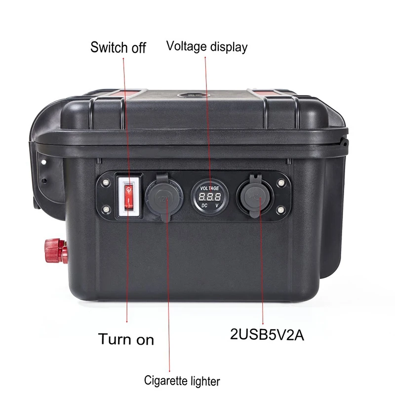 12V 100Ah Lifepo4 Battery 120Ah Power Bank 200Ah Rechargeable Batteries Marine RV Outdoor Inverter Lifepo4 Battery Pack - view 5