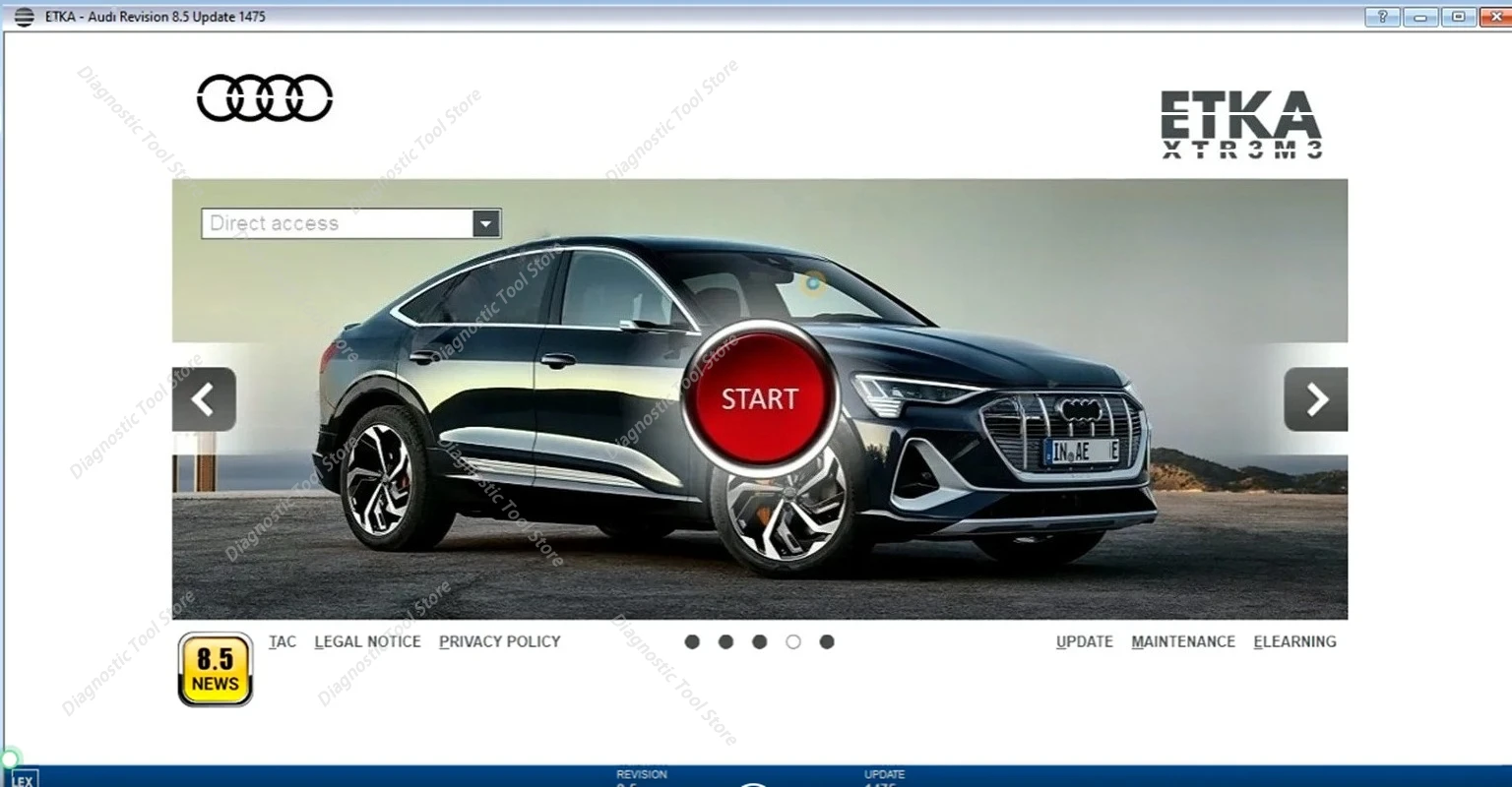 2026 Latest ETK A 8.6 Group Vehicles Electronic Parts Catalogue For V/W+AU/DI+SE/AT+SKO/DA etka 8.5 Multi-Languages