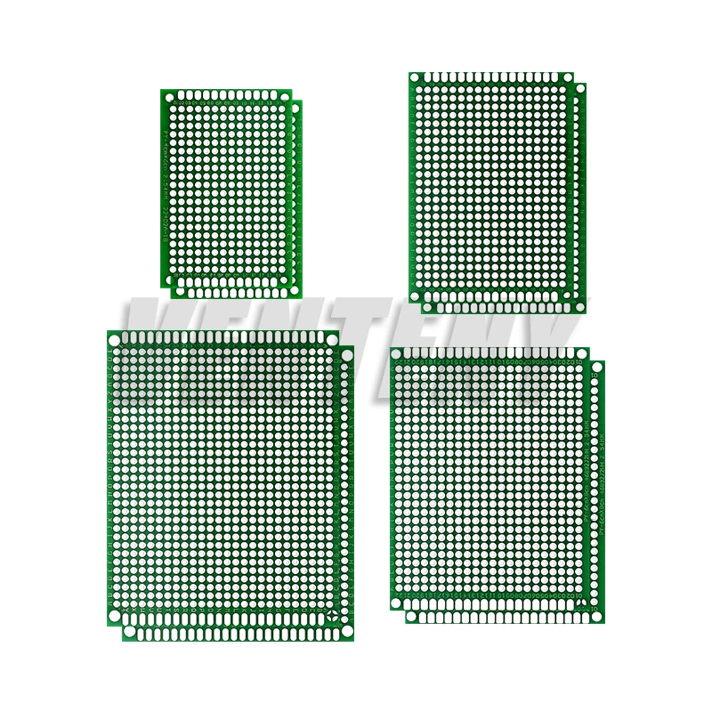 8pcs Double Sided PCB Kit 4X6 5X7 6X8 7X9 Each 2pcs Mixed Prototype Board Circuit Protoboard Universal Stripboard Printed