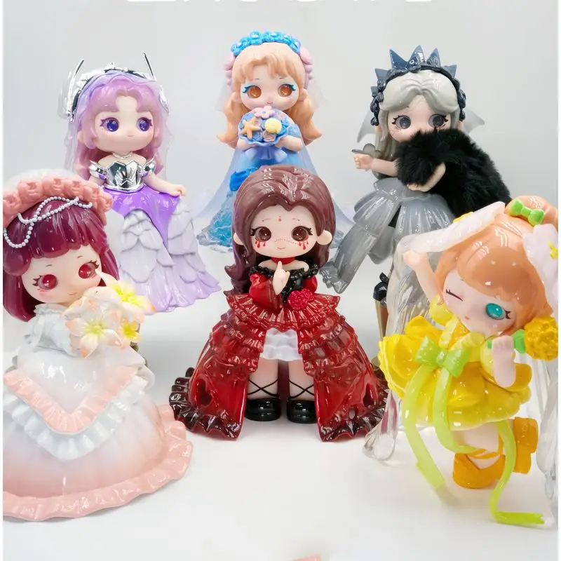 

ZIYULI Blind Box Yolanda 6th Generation Banquet Series Trendy Toy Desk Decoration Gift For Girls Kids Birthday Present