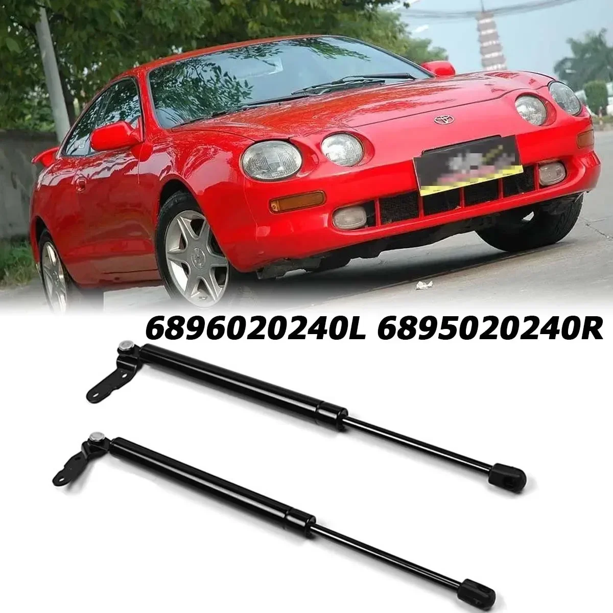 

For Toyota Celica Coupe 1999-2005 Rear Boot Tailgate Gas Struts Support Lift Bar 6896020240L 6895020240R 6895080108L 6896080063R