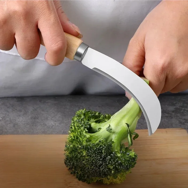 Small scimitar, fruit knife, special knife for starch sausage, sharp stainless steel peeler KR9195