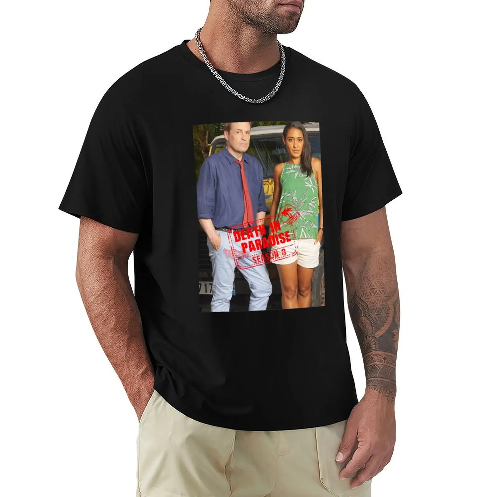 

A Mysterious Magazine Little Richard Death In Paradise Bbc Season 8 Berghain T-Shirt man t shirt tees t shirt men