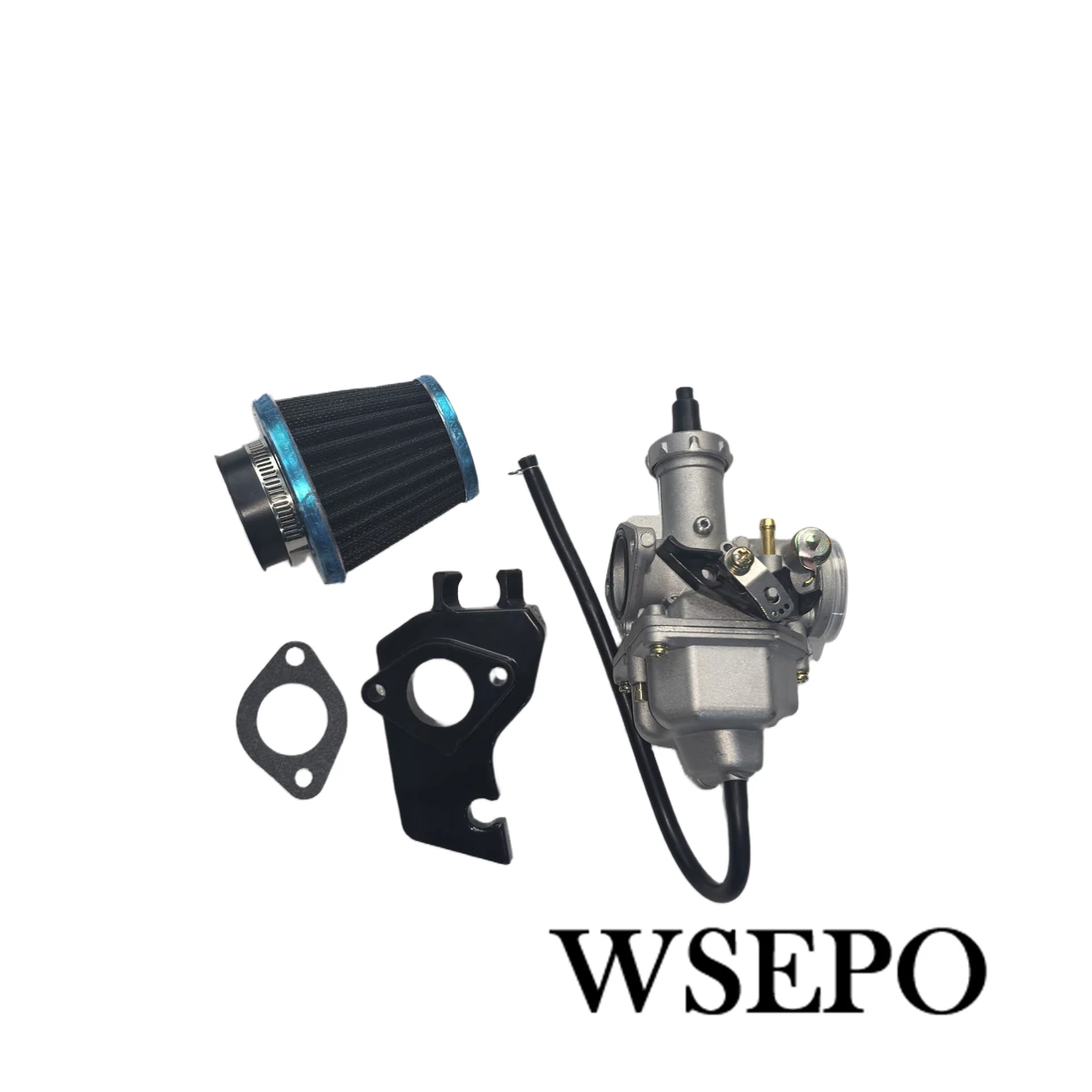 P26 Carburetor Kit With Air Filter And Insulator Direct Connection to Shredder 18CC Head HP212E Small Block Minibike Race Engine
