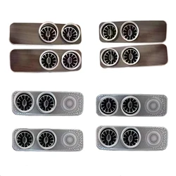 Car Ceiling Air Outlet For Mercedes Benz V-Class W447 Vito V260 V220d V250 Roof Decoration Vent Nozzle ABS Metal Modified Parts