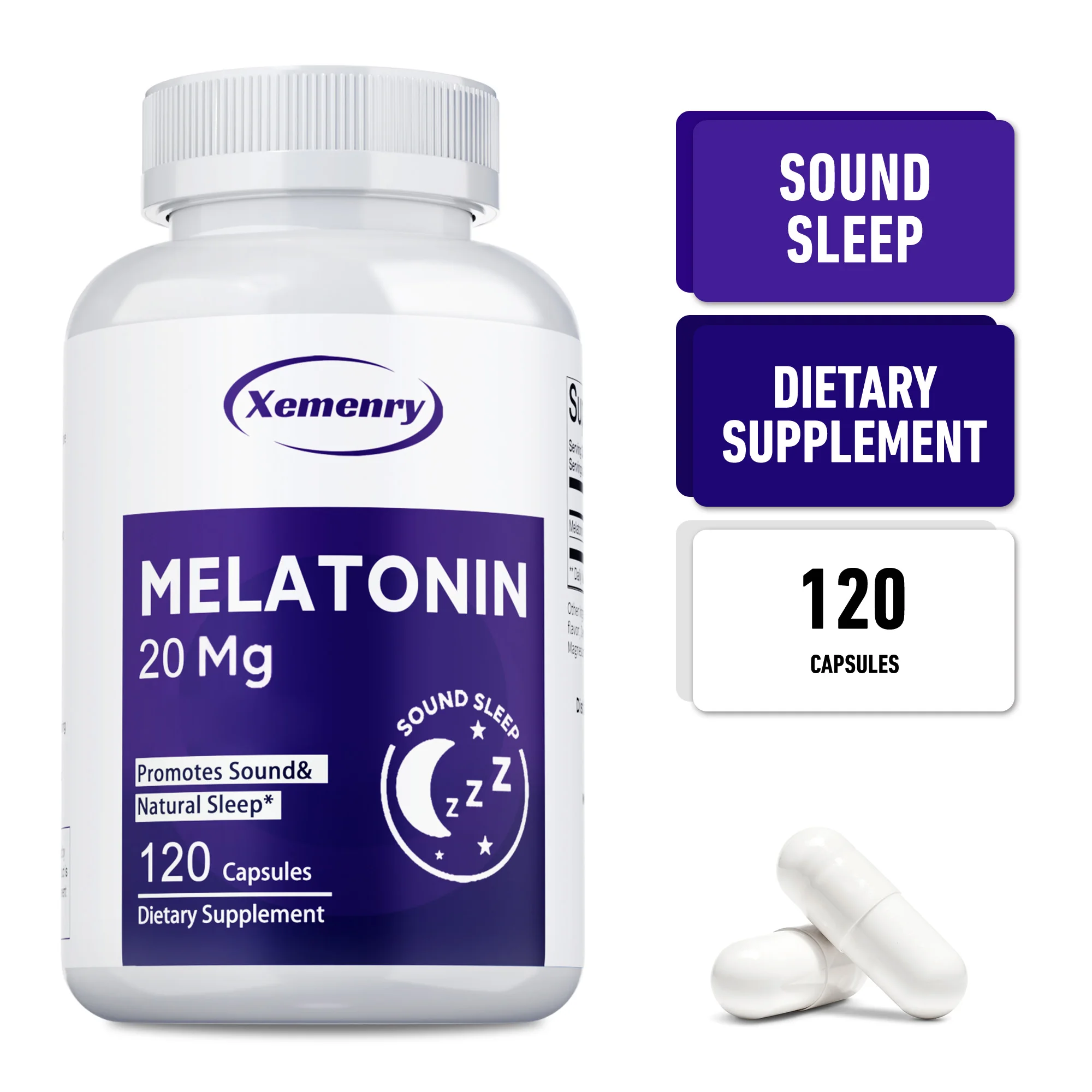 

Мелатонин 20 мг - быстрее засыпайте, снижает стресс, улучшает настроение, улучшает качество сна, повышает энергию, регулирует ритм.