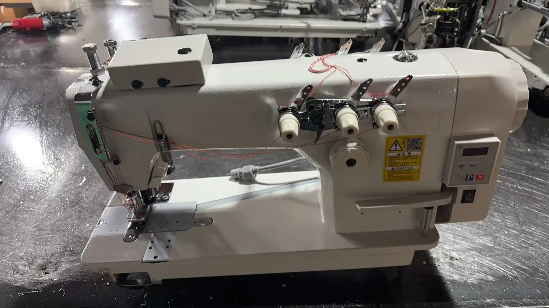 CP-3803D Direct Drive Three   Flatbed Sewing Machine with Puller