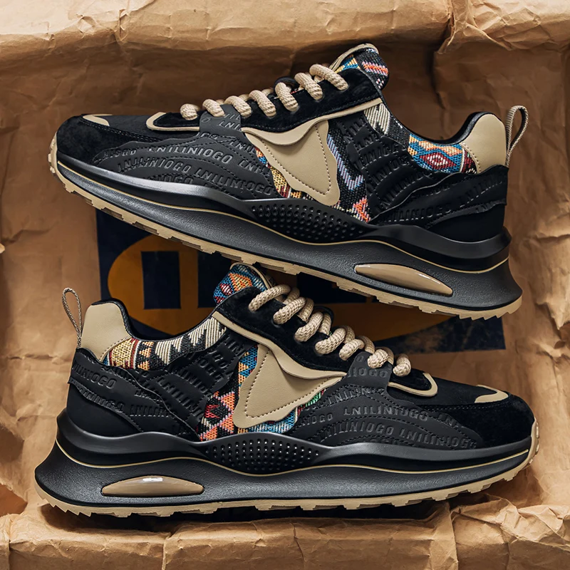 

Men's Casual Sports Shoes - Stylish, Lightweight, Versatile & Comfortable Trendy Shoes for Street & Outdoor Wear