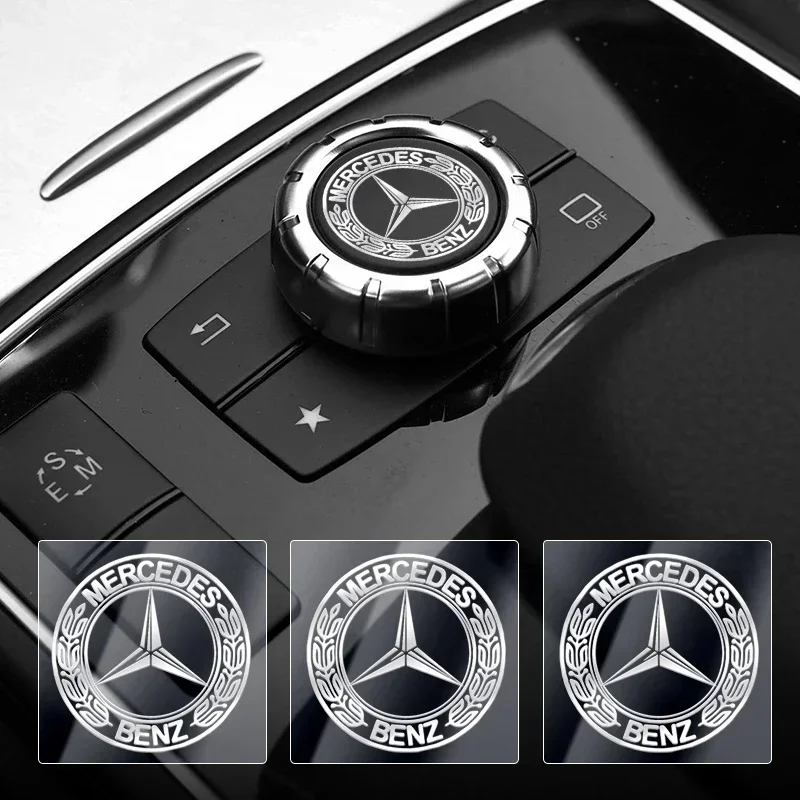 1pcs Metal Car Styling Car Badge Sticker For Mercedes Benz W212 W213 W205 AMG W177 V177 W247 W176 GLA GLC X253 W166 Auto Goods