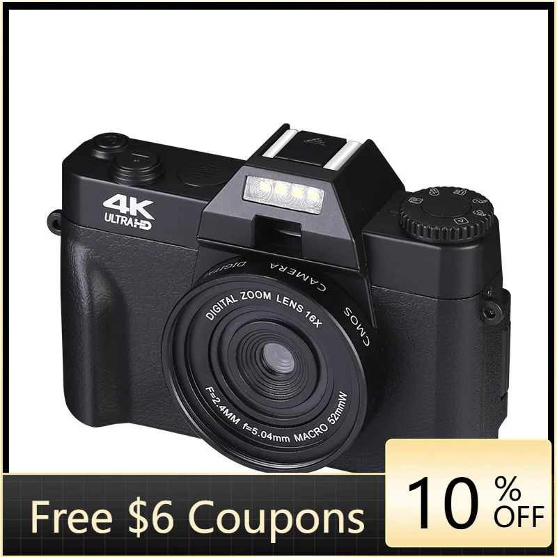 

STLF High Quality 7500MP 4K HD 180° Rotatable Screen 16X Digital Zoom - Lightweight for Beginners
