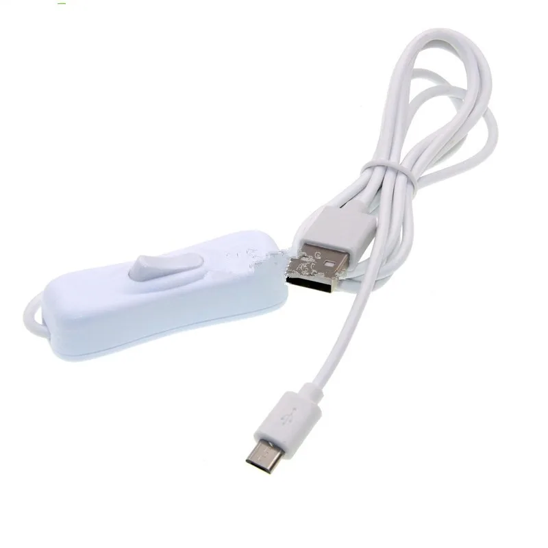 Kabel Listrik USB ke Mikro dengan Sakelar