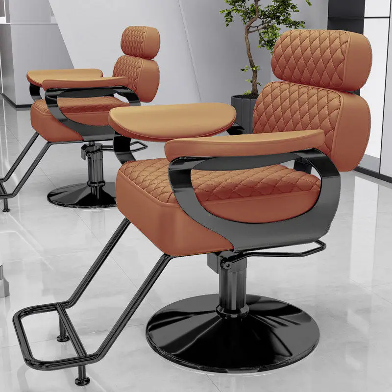 Modern Design Barber Chairs Nordic Aesthetic Comfortable Luxury Barber Chairs Vintage Display Silla De Barbero Salon Furniture