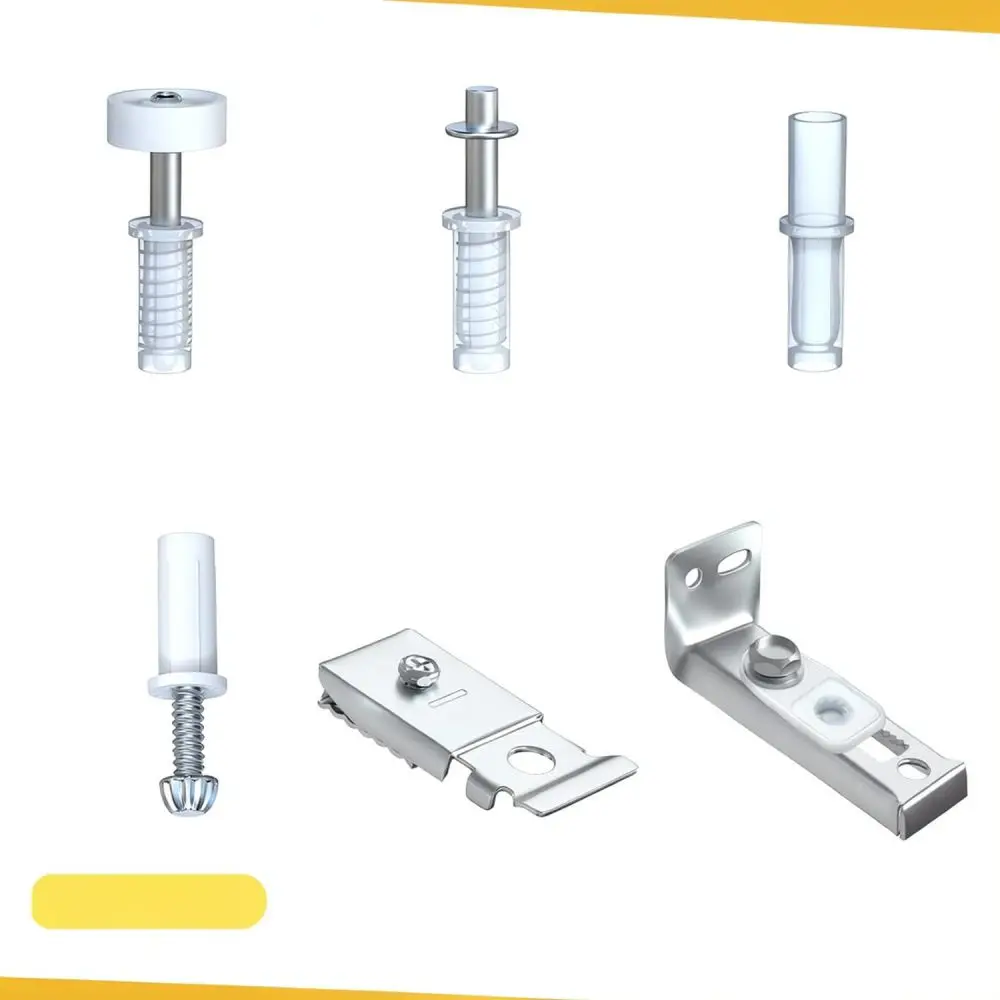 Sliding Closet Door Hardware Kit Bi Fold Repair Parts Maintenance Components Essential Fix Set For Home Doors