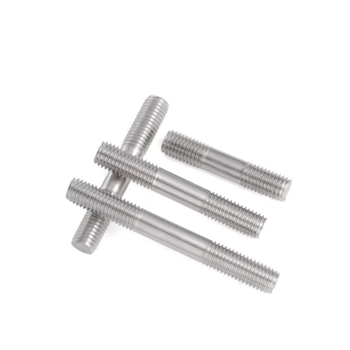 M3M4M5M6M8M10M12 304 Stainless Steel Double Head Screw Rod Bolt Stud