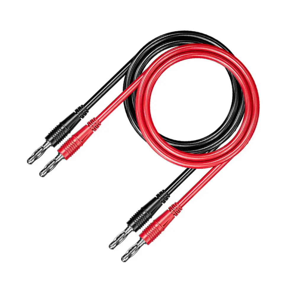 Multimeter Test Leads 4mm Banana Plug Cable Male To Male Lead High Performance Probe For Circuit Repair Testing Tool