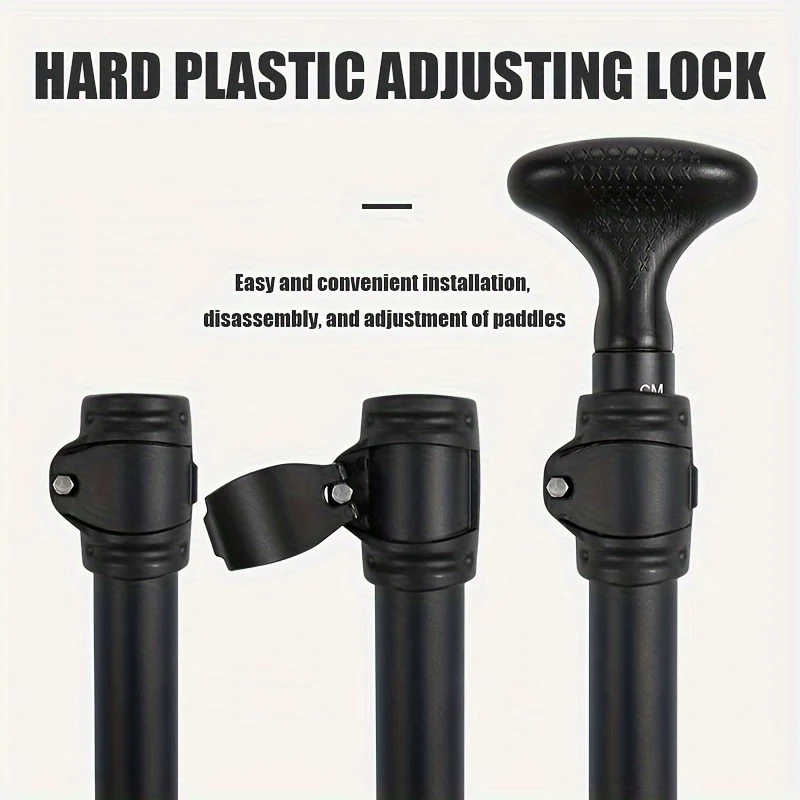 KOETSU Dual-Purpose-Paddel, schwarze Aluminiumlegierung, für Benutzer unter 155 cm (61 Zoll) Größe. – Detail 4