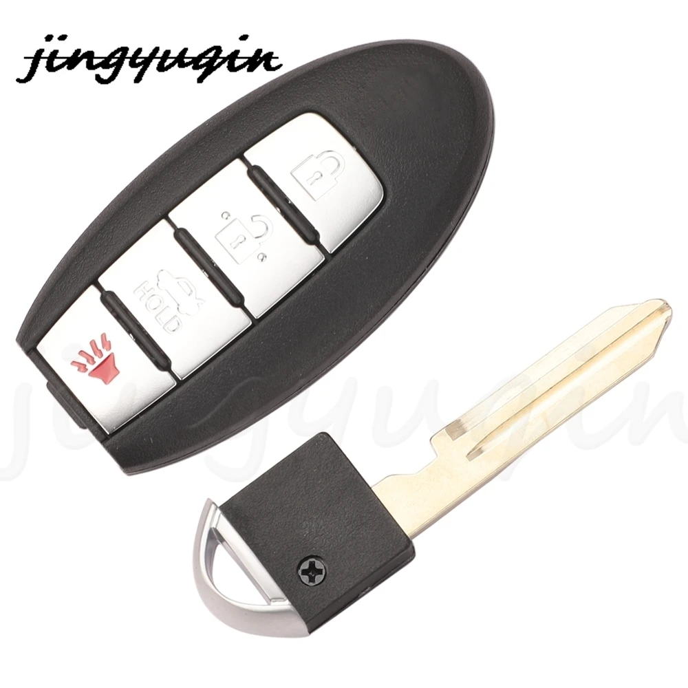 jingyuqin S 180144204   Llave inteligente de proximidad 4BNT, Chip 433,92 MHz 4A para Infiniti Q50 Q60 2016 2017 2018 285E3-4HB0C