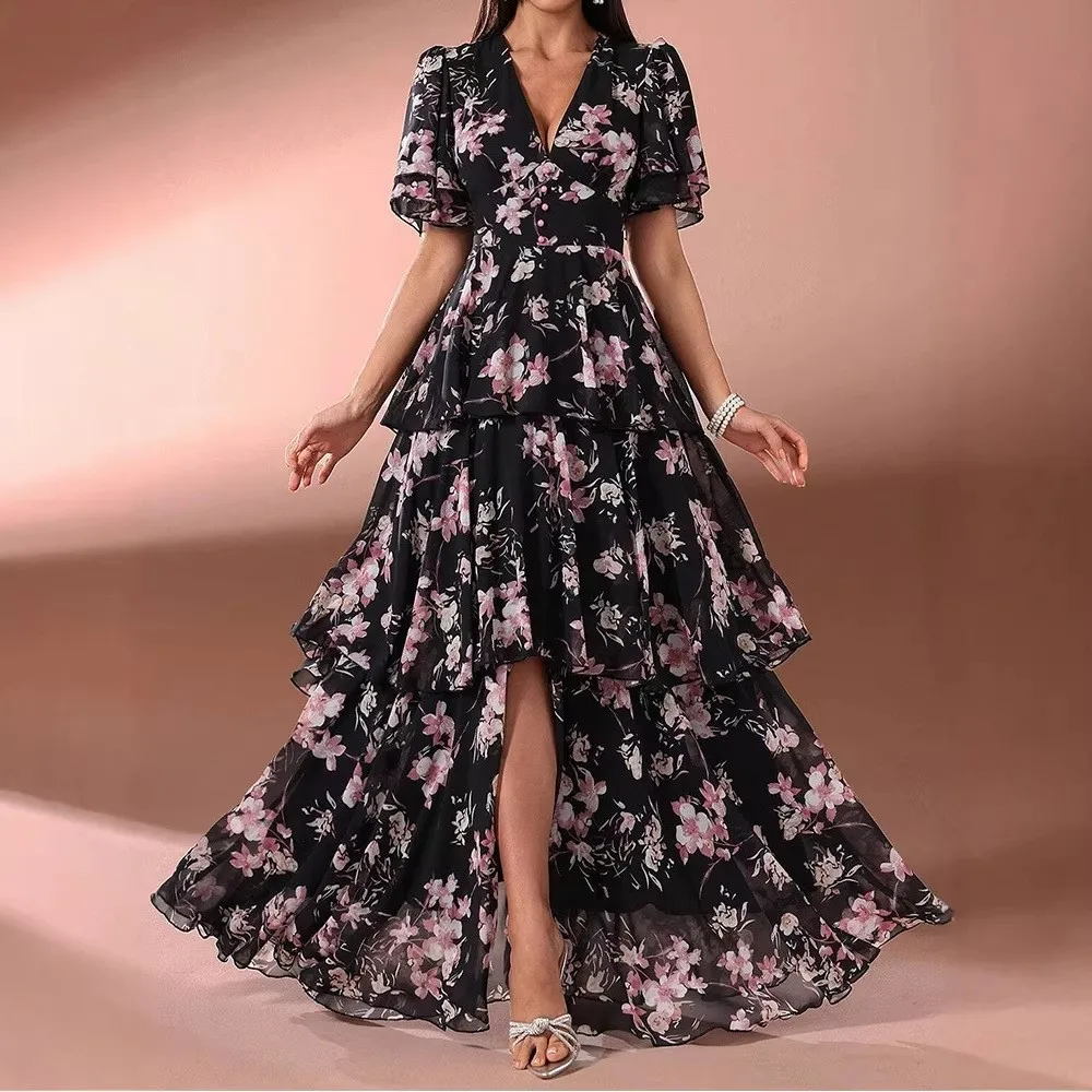 plus size adrianna papell evening dresses Jersey Beaded Long Sleeveless Dress Gowns Sequin flowers bloom at the bodice of a scene Adrianna Papell Plus Size Blouson