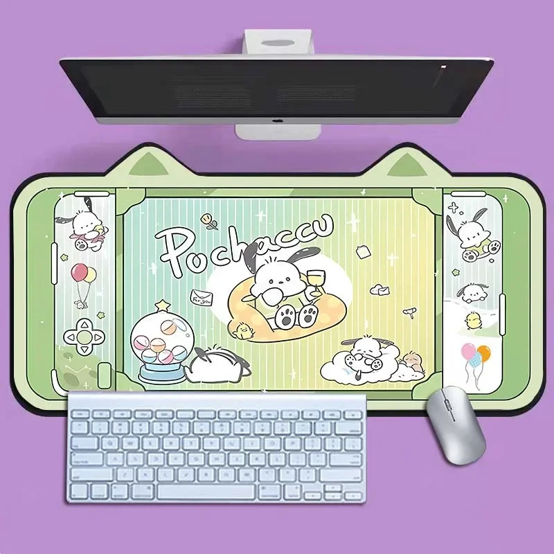 

Sanrios MousePad Cute Kuromi Oversized Mouse Pad Cartoon Anime E-Sports Game Keyboard Pad Kawaii Desk Pad Desktop Decoration