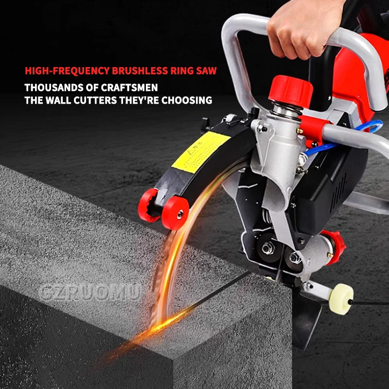 Concrete Ring Saw Wall Cutting Machine Handheld High Power Round Electric Saw Wall Stone Cutting Power Tools 9500W 220V