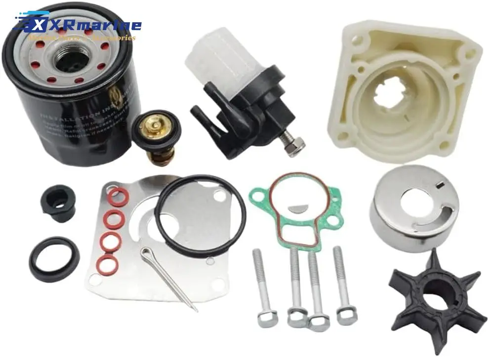 6AH-12411-00 Fits for Yamaha Marine Outboard Maintenance Repair Kit Replaces 6AH-W0078 61N-24560-10 5JW-13440-00 2MB-E3440-00