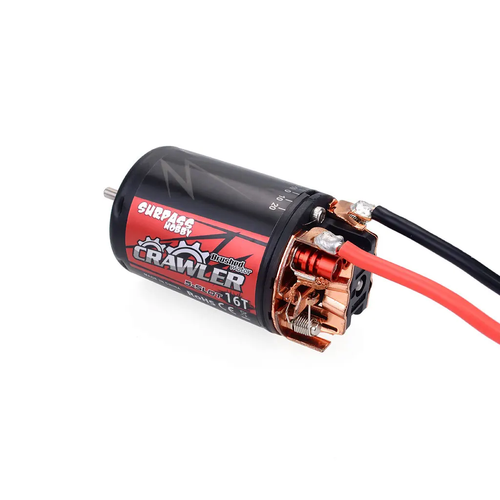 Overtreffen Hobby 5-Slot 550 10T 12T 16T 20T Motor 80a Esc Voor Traxxas Trx4 Trx6 Wltoys 124018 144001 1/10 1/12 Rc Auto Boot