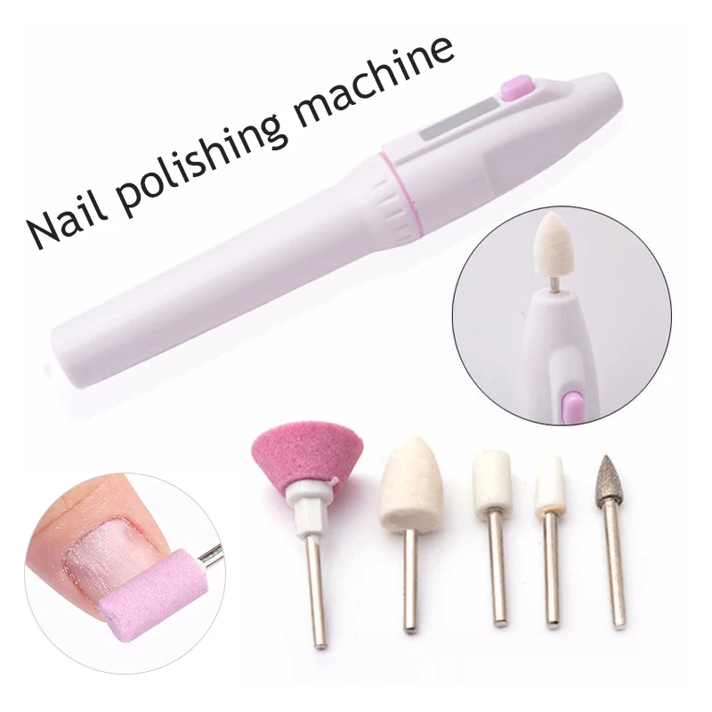 Perceuse à ongles électrique, Machine pour enlever le vernis Gel, limes à ongles avec forets à ongles, accessoires d'outils de manucure professionnels