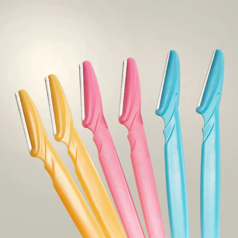3/5/10 pièces rasoir de sourcils lame de visage rasoir Portable épilation des sourcils épilation sécurité coupe des sourcils femme outils de maquillage