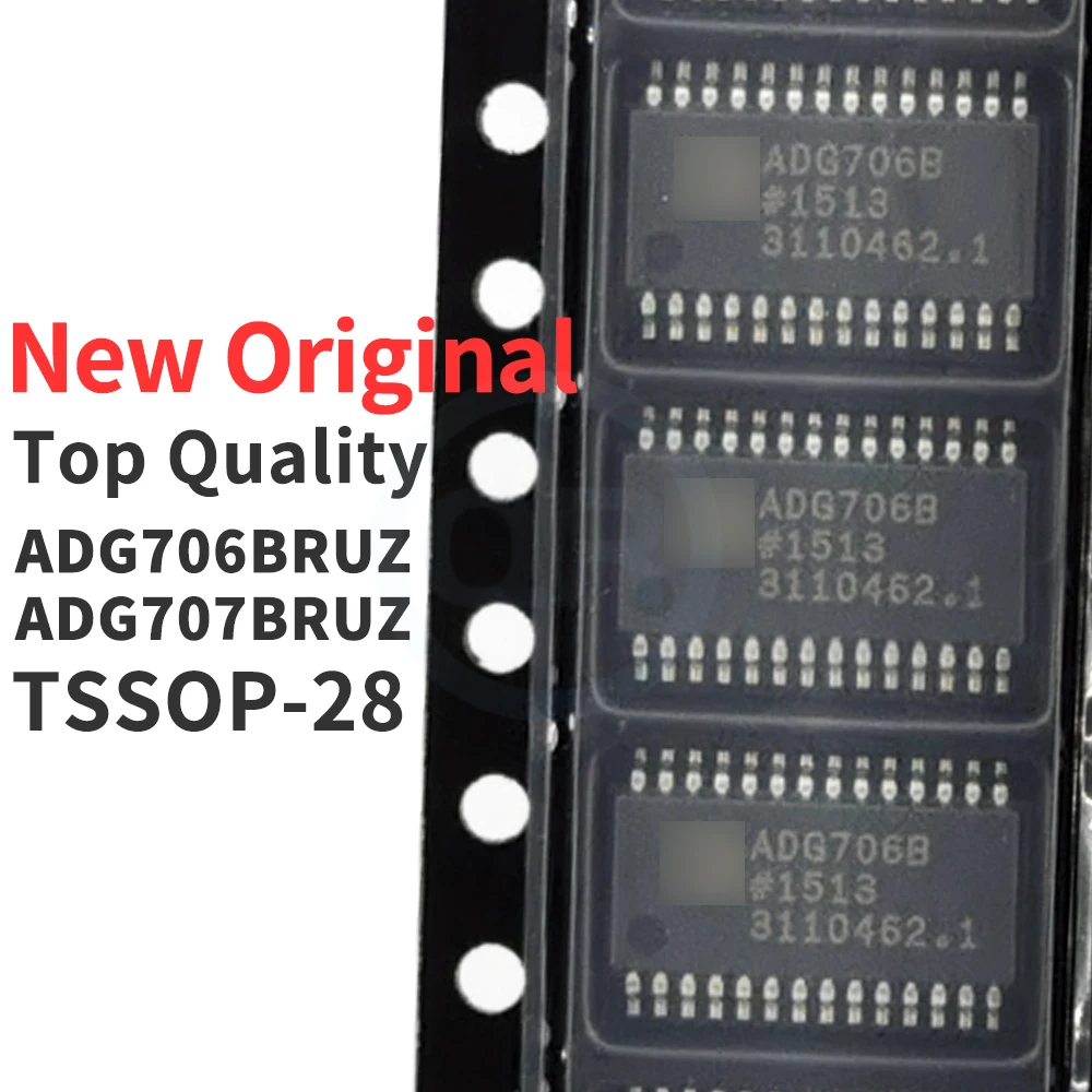 (1 Piece) ADG706BRUZ ADG707BRUZ TSSOP-28 New Original