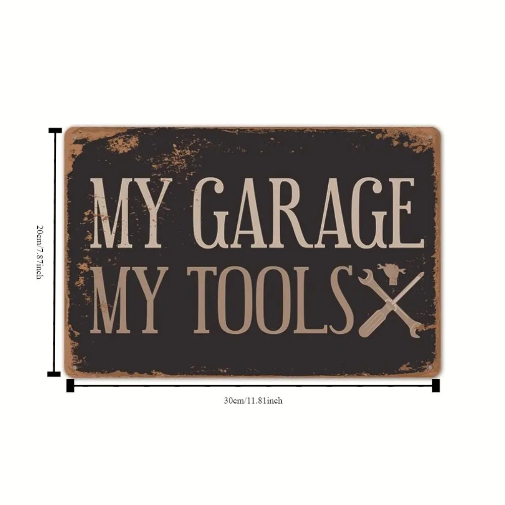 Prints Iron Vintage Metal Tin Signs Dad\'s Garage Plaque Wall Art Decor Caferacer Motorcycle Classic Car Funny Retro Signs Shop