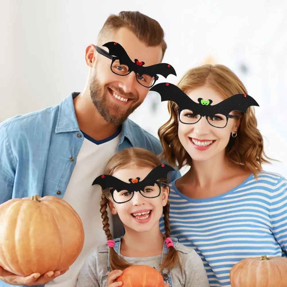 

Funny Felt Halloween Party Headband Bats Non-slip Halloween Bats Glasses Ghost Headwear Headdress Hair Hoop Masquerade