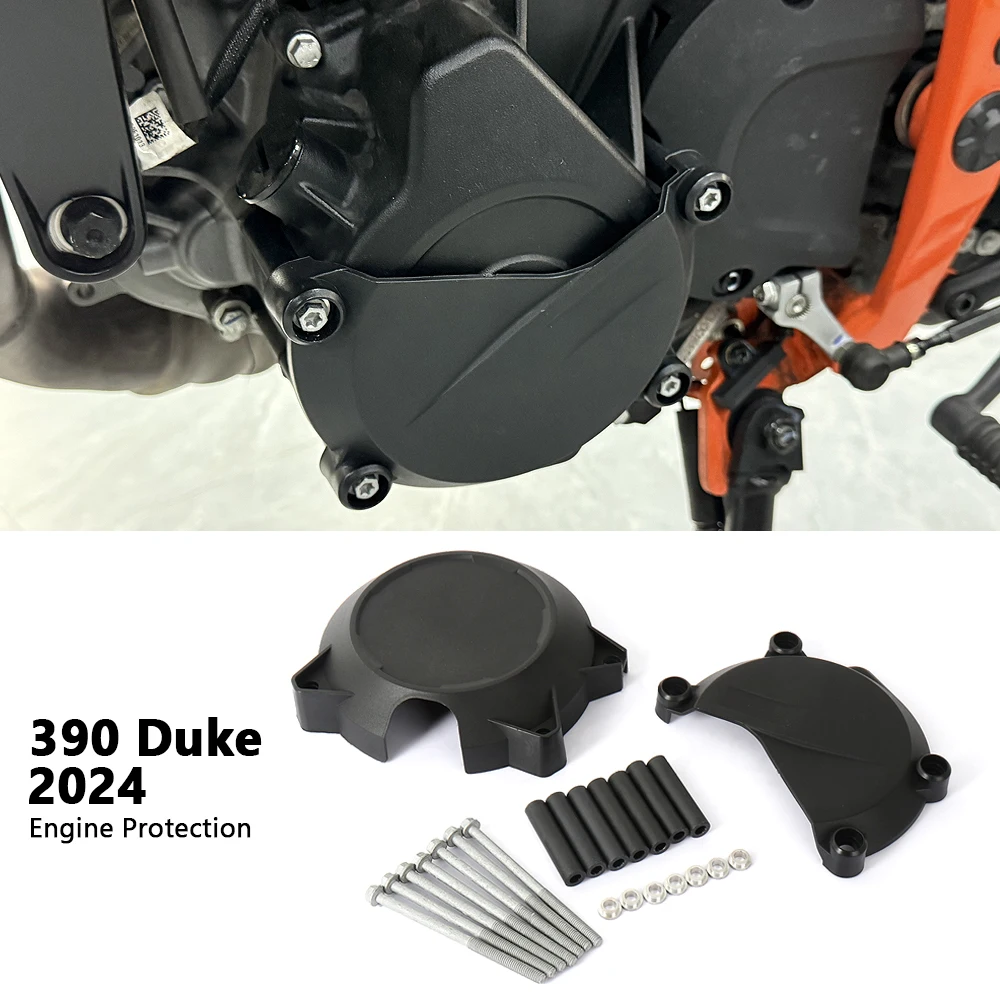 

For Duke 390 DUKE 390Duke 390DUKE 2024 Motorcycles Engine Cylinder Cover Head Protection Clutch Guards Black