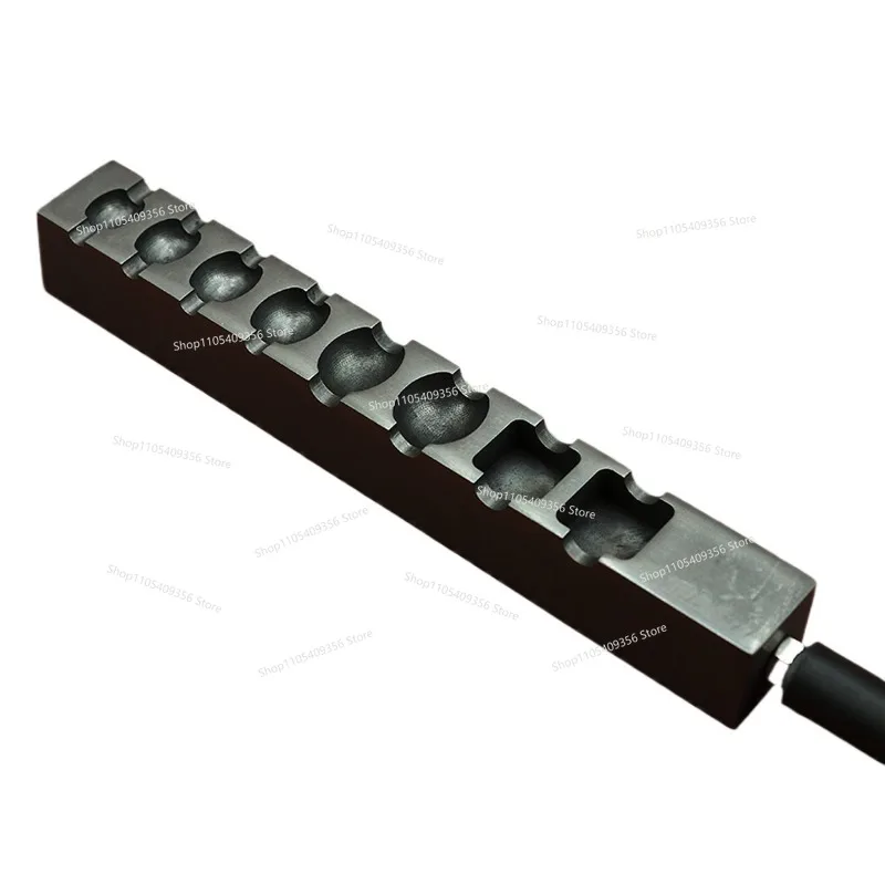 For 8 Holes Barrel Bead Mold Glass Bead Shaping Lamp Burning Glass DIY Tool Shaft Core Groove Square Bead