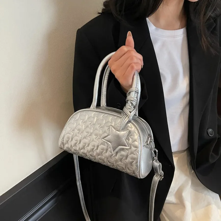 

Summer fashion senior sense of color collision handbags versatile bowling ball bag foreign style shoulder crossbody women's bags