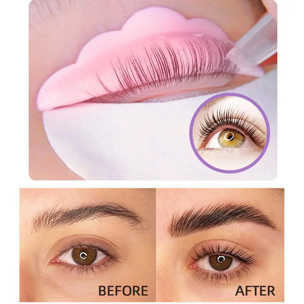 10 pz Silicone Ciglia Perming Pad Laminazione Pad Estensione Ciglia Spessori Ciglia Riutilizzabili Ciglia Perming Bigodino Aste