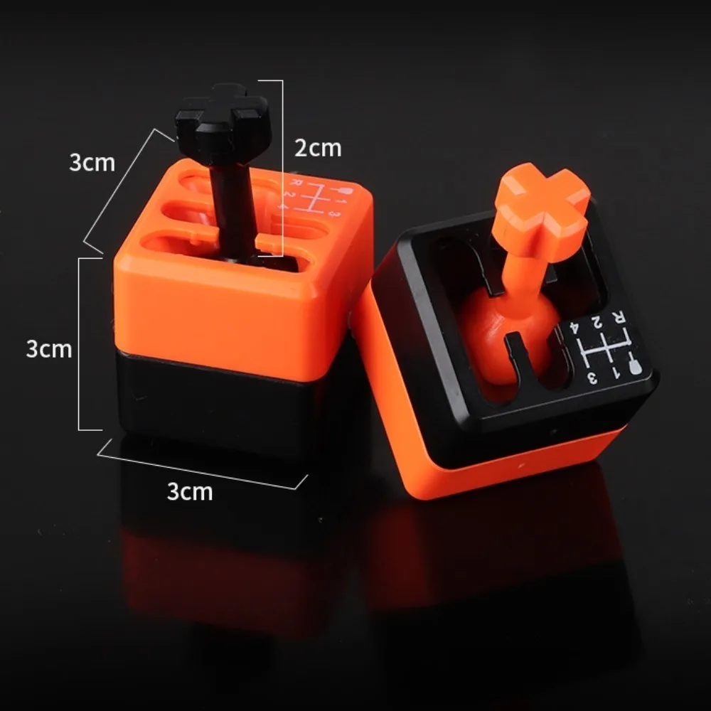 Novidade brinquedos de descompressão brinquedo cenoura engrenagem lidar com engrenagem manual shifter transmissão chaveiro brinquedo brinquedos fidget chaveiro crianças