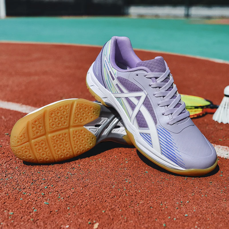 

Unisex Tennis Shoes Outdoor Badminton Training Anti Slip Breathable Comfortable Shock-absorbing Sports Shoes for Men Women