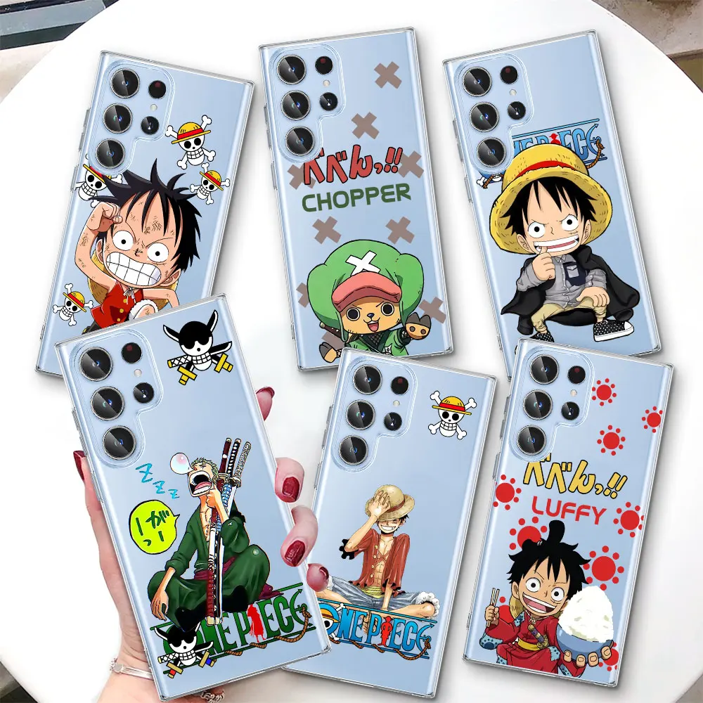 

Японский цельный чехол Luffy для Samsung Galaxy S25 Edge S22 S23 S24 S20 Ultra S21 FE S10 Plus, противоударный чехол из ТПУ для телефона
