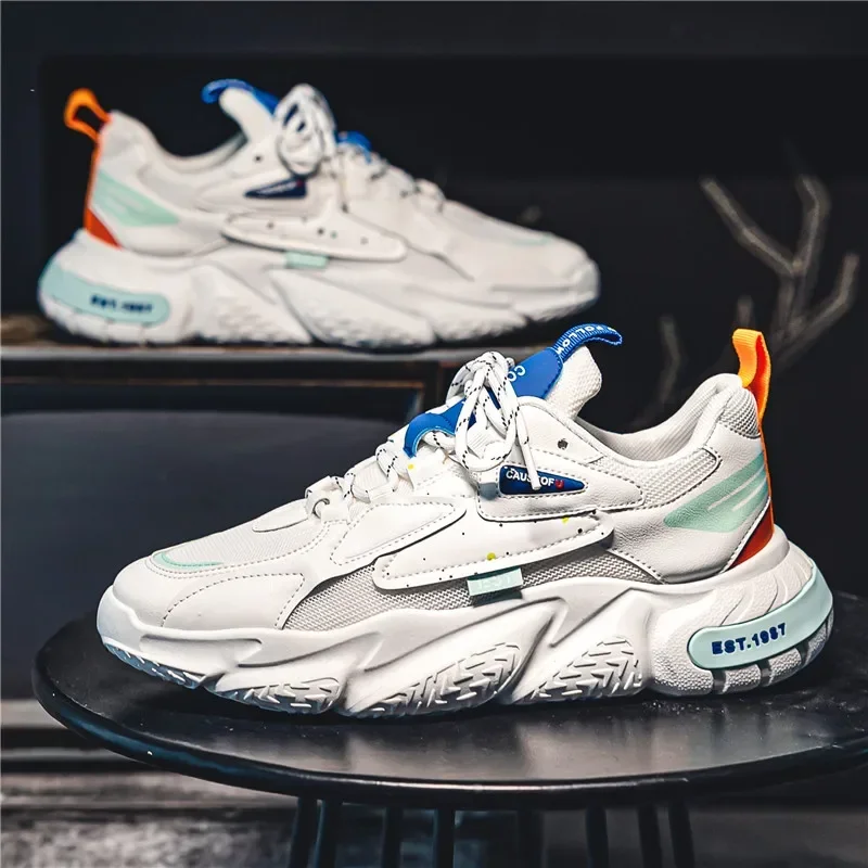 

Mens Tennis Fashion Breathable Athletic Running Shoes 2025 Winter Men Sports Chunky Man Sneakers Anti Slip Comfortable Outsole 7