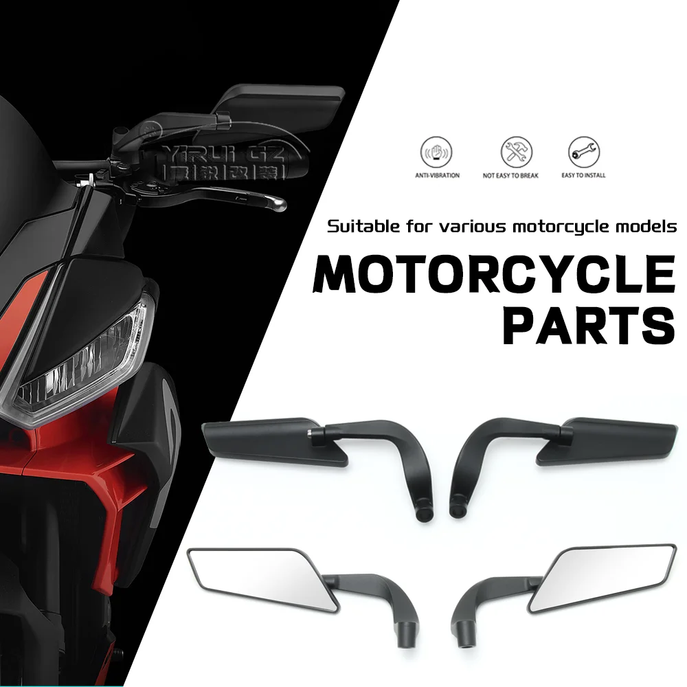 

Motorcycle Side View Mirror for Aprilia Mana 850 Dorsoduro 1200 750 900 Stealth Winglets Rearview Mirror Tuono 125 660 1000 1100