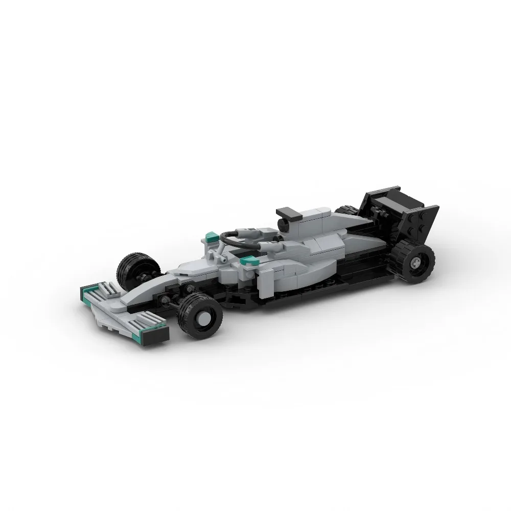 

MOC 266PCS W10 Formula Racing Building Blocks Assembly Speed ​​Champion Track Classic Vehicle Brick Toys Holiday Gift