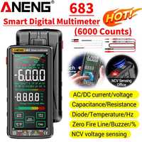 ANENG 683 Smart Digital Multimeter Electrical Capacitance Meter 6000 Counts Multimetro Testers AC/DC Voltage Tester Current Tool