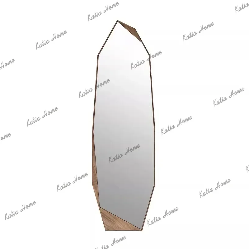American-Style Vintage Art Decorative Mirror Home Furnishings Living Room Bedroom High-Definition Full-Body Mirror Customization