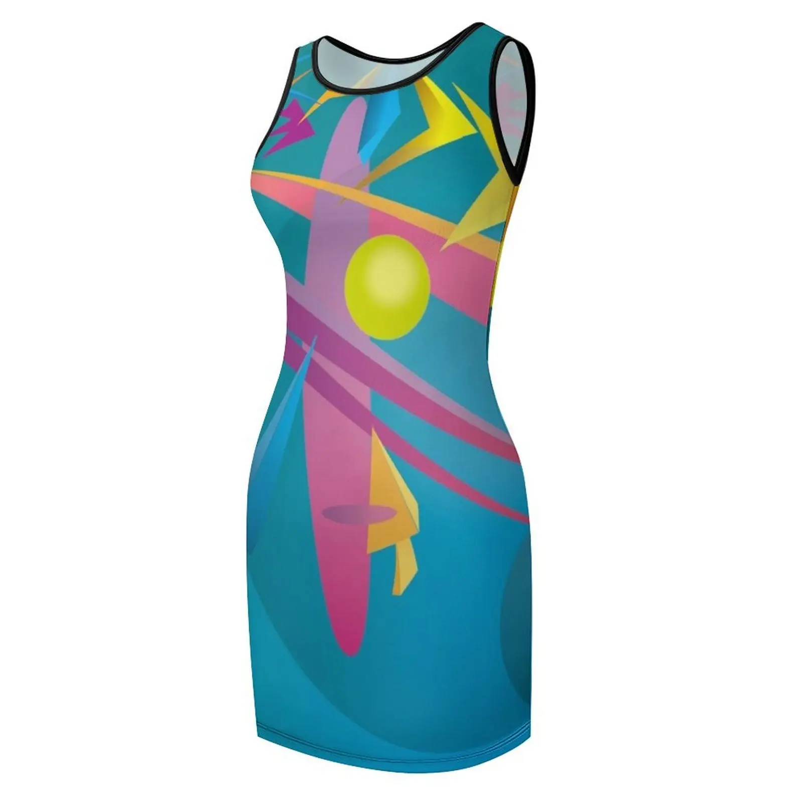 وجه من المحطة # 111 فستان صيفي بدون أكمام فستان لطيف فساتين سهرة فساتين للنساء 2025 #4