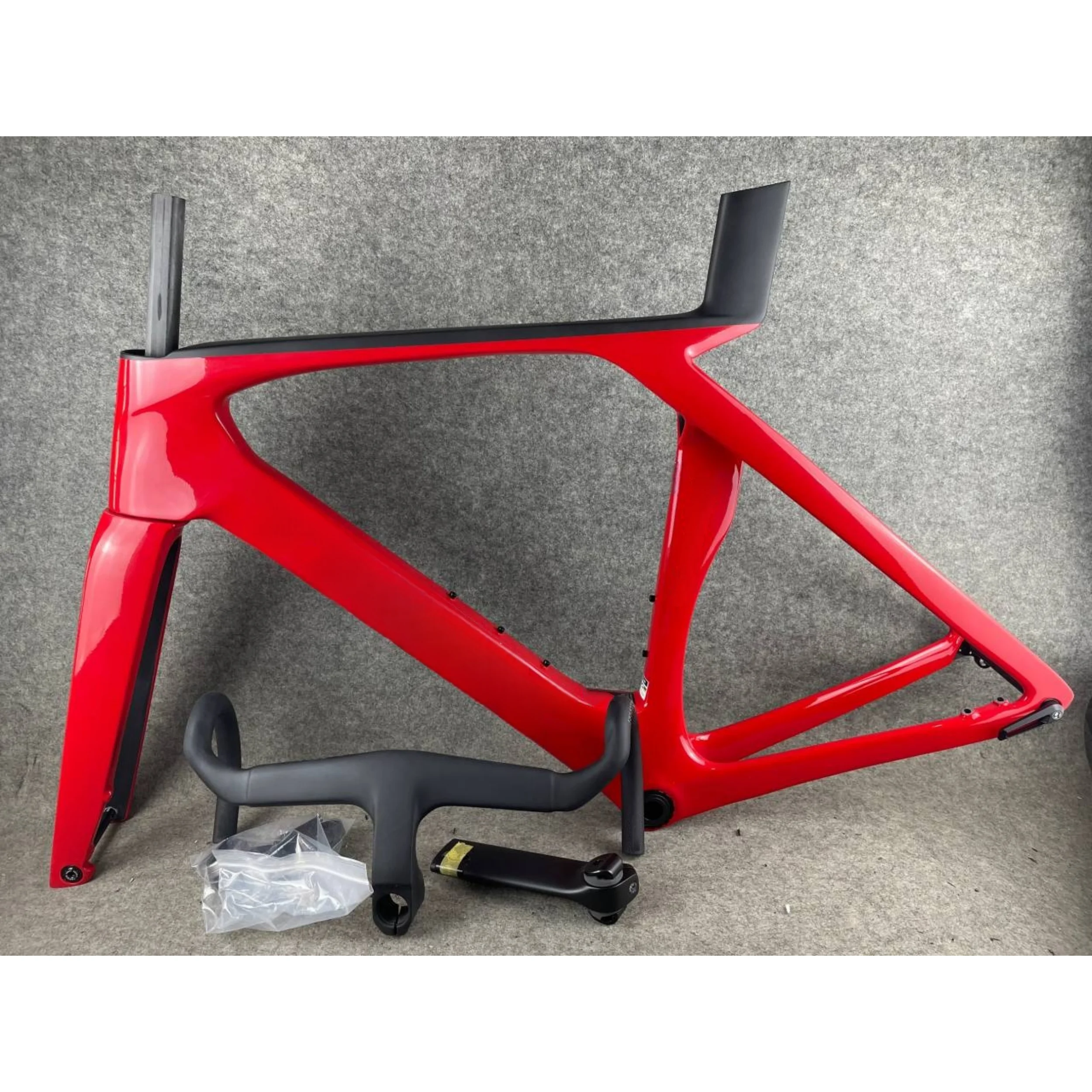 

SLR GEN7 Road Carbon Frameset Speed Bike Frame T47 T1000 Disc Brake Racing Bicycle Frames+Handlebar Custom Painting Logo DPD 08