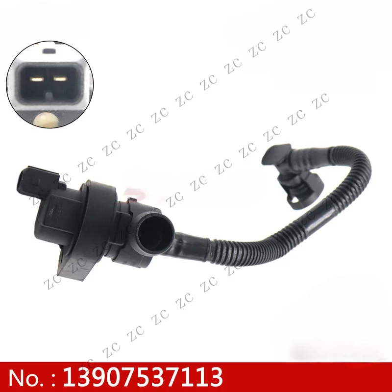 S+ FUEL TANK BREATHER VALVE WITH BREATHER LINE 13907537113 NEW FOR BMW 550I 650I